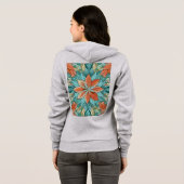 Sweat à capuche zippé pour femme (Dos entier)