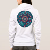 Sweat à capuche zippé pour femme (Dos)