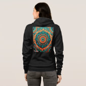 Sweat à capuche zippé pour femme (Dos entier)