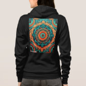Sweat à capuche zippé pour femme (Dos)