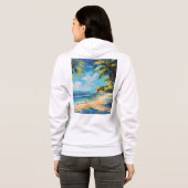 Sweat à capuche zippé pour femme (Dos entier)