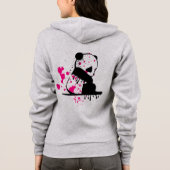 Sweat à capuche zippé pour femmes (Dos)
