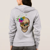 Sweat à capuche zippé pour femmes (Dos)