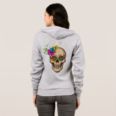 Sweat à capuche zippé pour femmes (Dos entier)