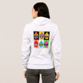 Sweat à capuche zippé pour femmes (Dos entier)