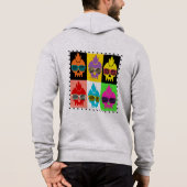 Sweat à capuche zippé pour hommes (Dos)