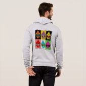 Sweat à capuche zippé pour hommes (Dos entier)