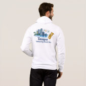 Sweat à capuche zippé pour hommes TCB Baryton/Euph (Dos entier)