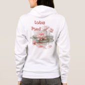 Sweat à capuche Zippered Lotus Pond (Dos)