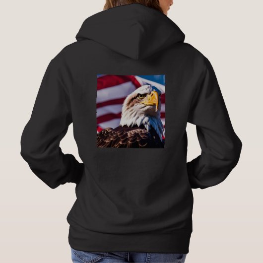 Sweat à capuchon Xén Aigle royal (Dos)