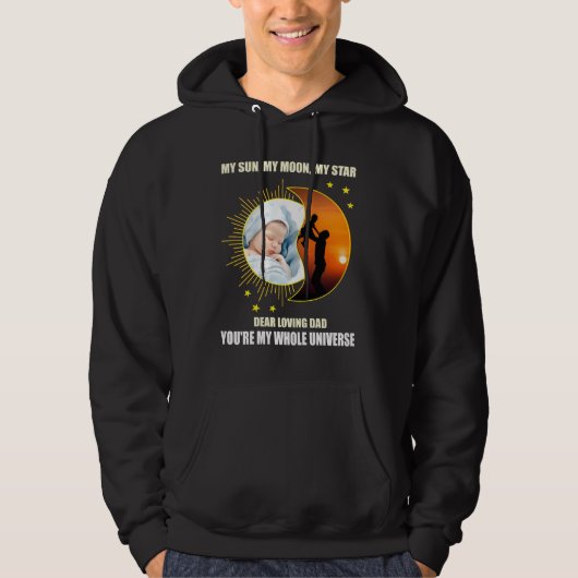 Sweat à code QR personnalisé avec photo pour la fê (Devant)