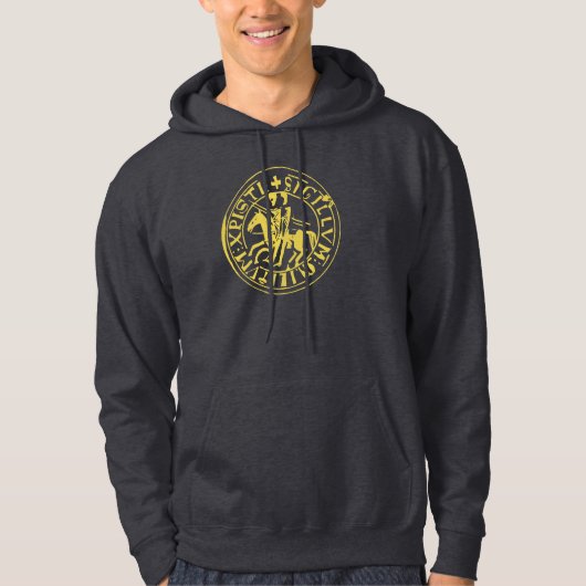 Sweat Chocolade met tempel Hoodie (Voorkant)