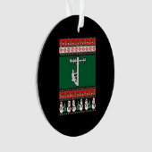 Sweat de Noël Lineman Ugly (devant)