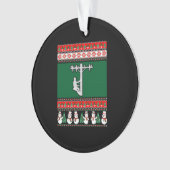 Sweat de Noël Lineman Ugly (devant)