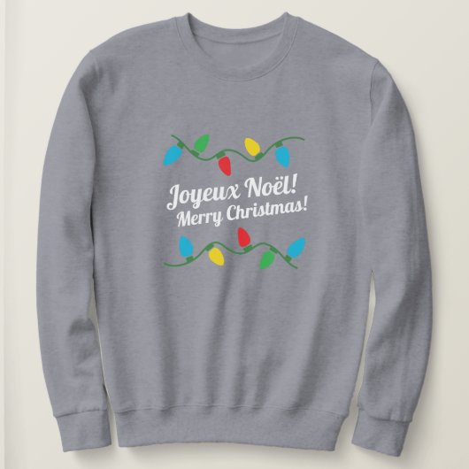 Sweat de Noël moche (Design devant)