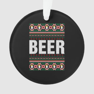Sweat de Noël moche de bière