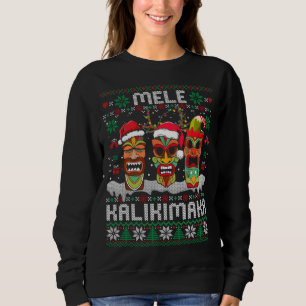 Sweat de Noël moche Mele Kalikimaka Xm hawaïen