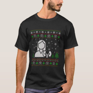 Sweat de Noël moche pour l'infirmière de la dialys