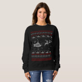 Sweat de Noël moche sous-marin (Devant entier)
