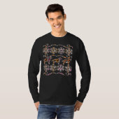 Sweat de Noël rose rétro Labrador moche (Devant entier)