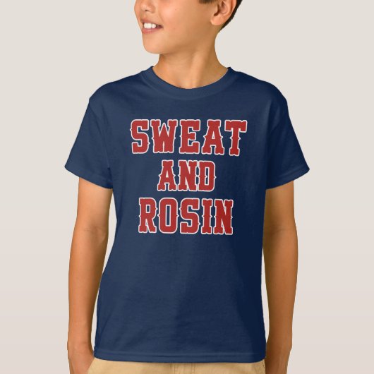 Sweat en Rosin - New York Baseball Player T-shirt (Voorkant)