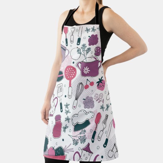 Sweat en Vegatables Kitchen Pattern Schort (Insitu)