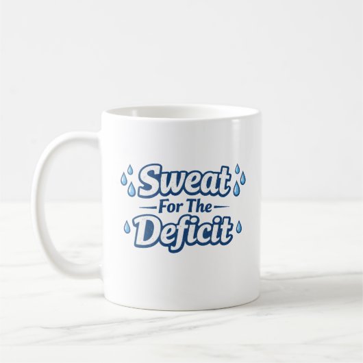 Sweat For The Deficit Koffiemok (Links)