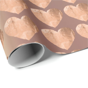 Sweat Heart Blush Pink Gold Parly Metallic Cadeaupapier