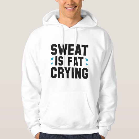 Sweat is een vetdroging hoodie (Voorkant)