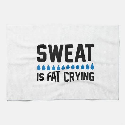 Sweat is een vetdroging theedoek (Horizontaal)