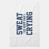 Sweat is gewoon vetdrogen theedoek (Verticaal)