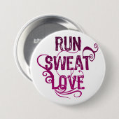Sweat Love Ronde Button 7,6 Cm (Voorkant /achterkant)