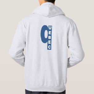 Sweat met asfalt man QUEBEC Hoodie