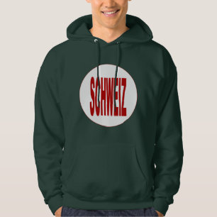 Sweat met groene kroonluchter voor SCHWEIZ Hoodie