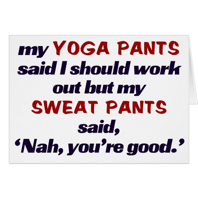 Sweat pant beat Yoga pants.t (Voorkant Horizontaal)