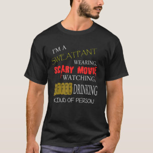 Sweat Pants Scary Movies Café S Texte Graphique