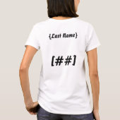 Sweat personnel filles de basket-ball (Dos)