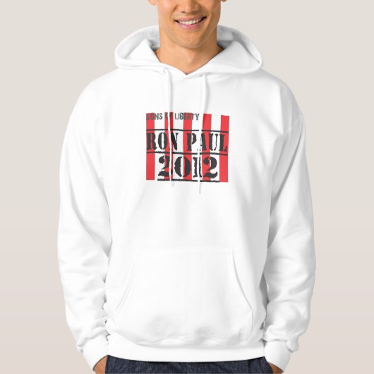 Sweat - shirt à capuche 2012 de Ron Paul (Devant)