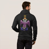 sweat - shirt à capuche 33 degrés (Dos entier)