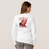 Sweat - shirt à capuche 3 (vue de face) de dames (Dos entier)