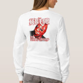 Sweat - shirt à capuche 3 (vue de face) de dames (Dos)