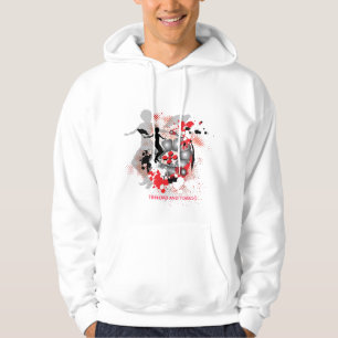 sweat - shirt à capuche à drapeau/pan