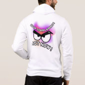 Sweat - shirt à capuche à Zip : Agir maintenant (b (Dos)
