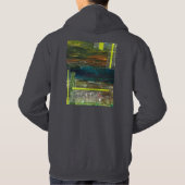 Sweat - shirt à capuche Abstrait (Dos)