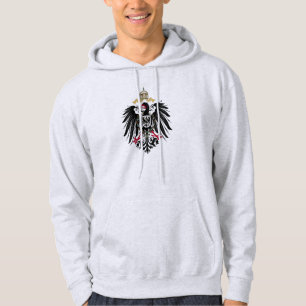 Sweat - shirt à capuche allemand de crête de
