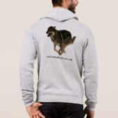 Sweat - shirt à capuche américain de fermeture (Dos)