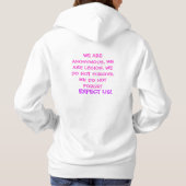 SWEAT - SHIRT À CAPUCHE ANONYME (Dos)