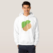 Sweat - shirt à capuche Apricots (Devant entier)