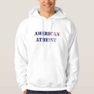 Sweat - shirt à capuche athée américain