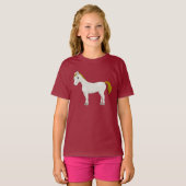 Sweat - shirt à capuche avec cheval de dessin anim (Devant entier)